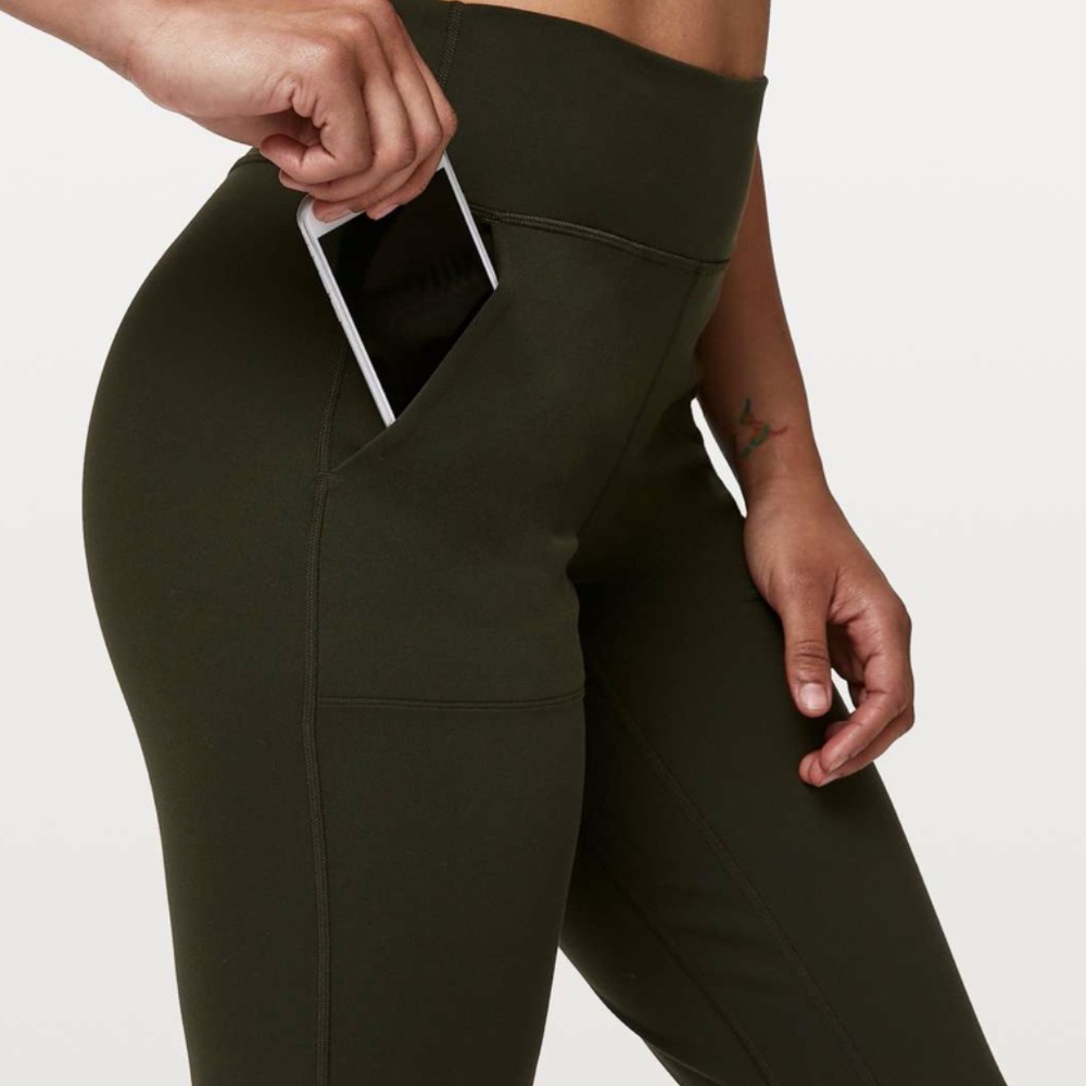 LULULEMON Align Jogger 28" Dark Olive Green High Rise - Picture 3 of 10